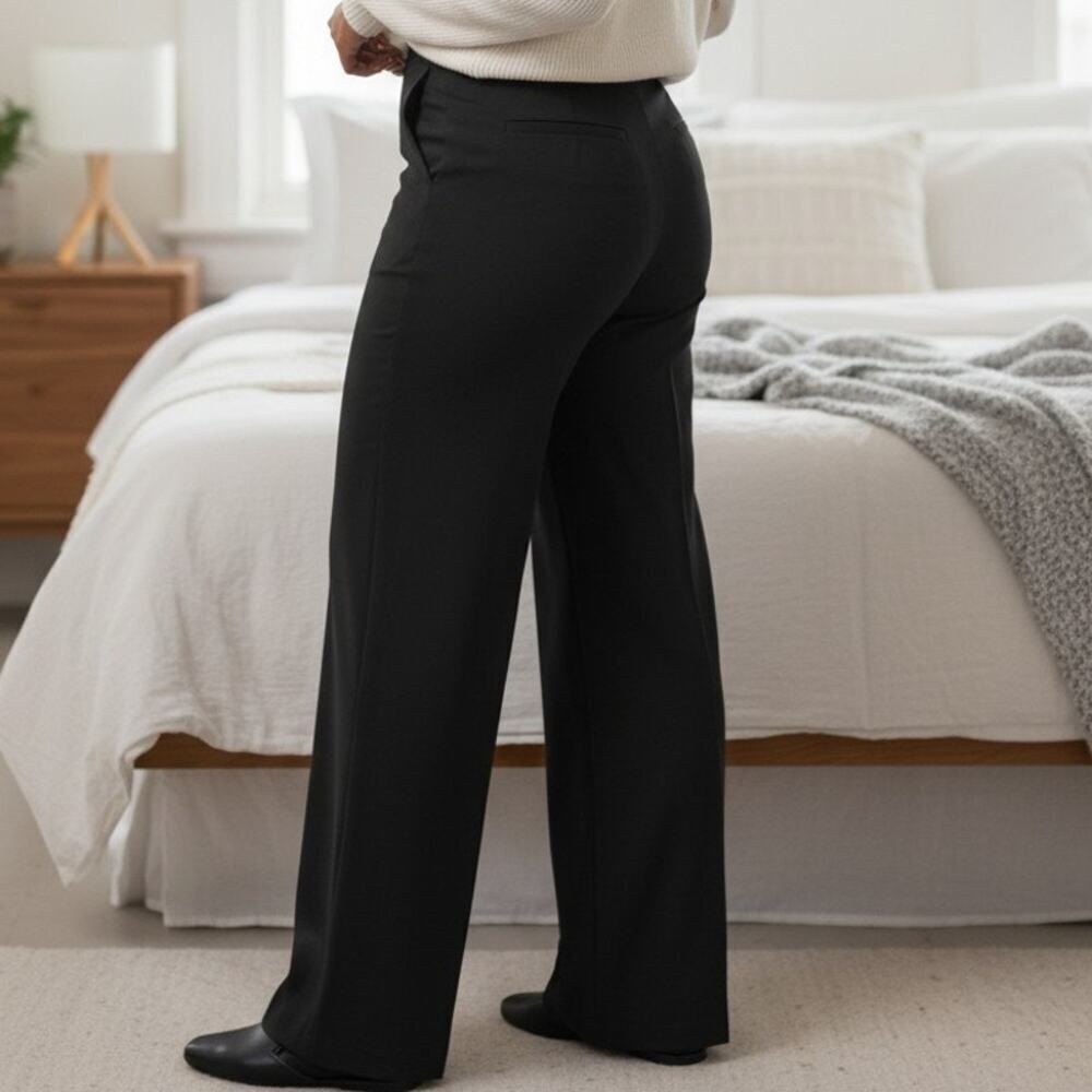 DRESS BARN Women's New w/Tags Black Tummy Control Slacks - Size: 16